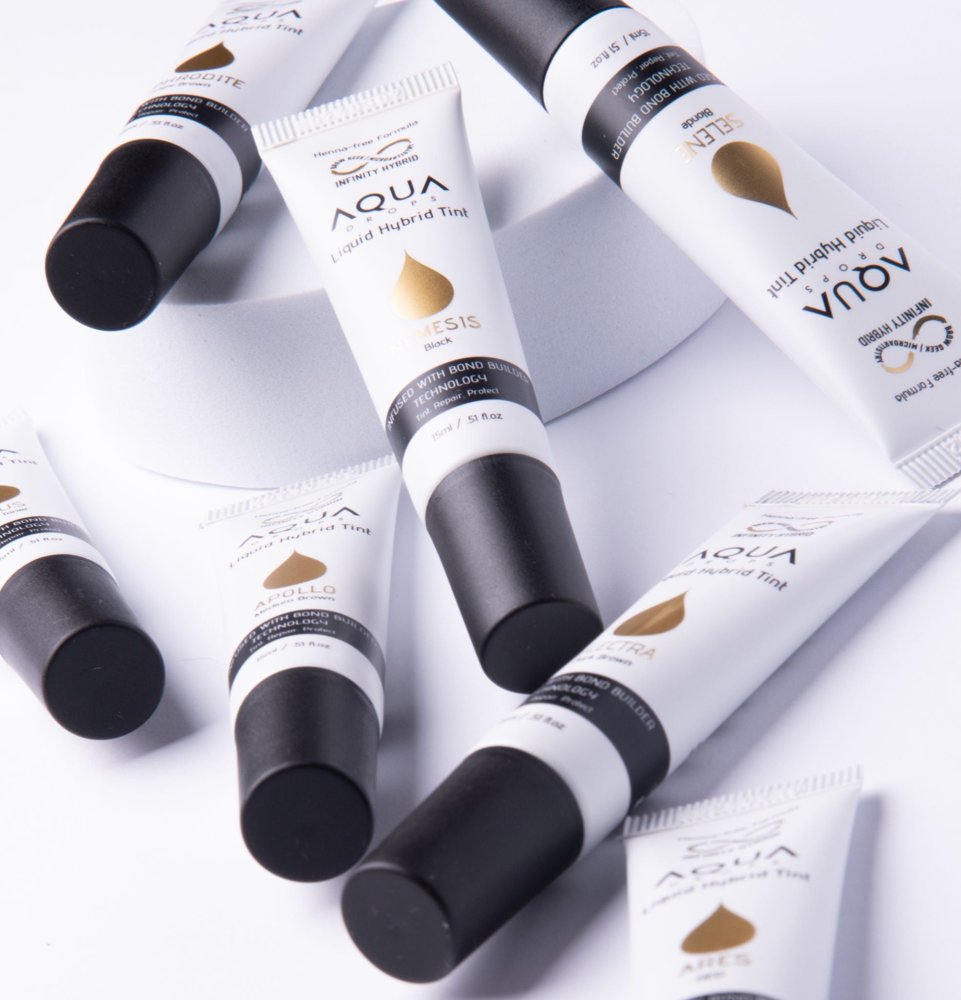 Aqua Drops® Silver Kit · 7 Shades + Developer + Aftercare