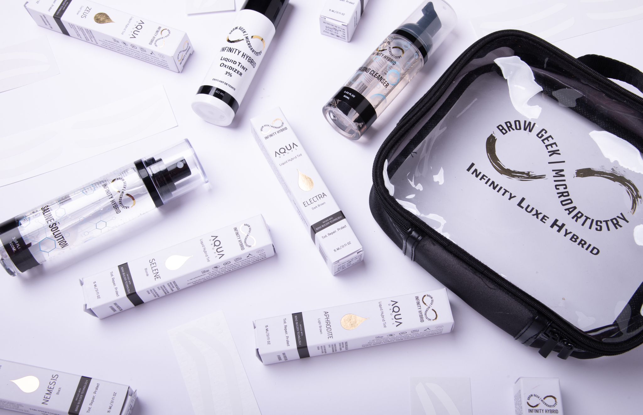 Aqua Drops® Silver Kit · 7 Shades + Developer + Aftercare