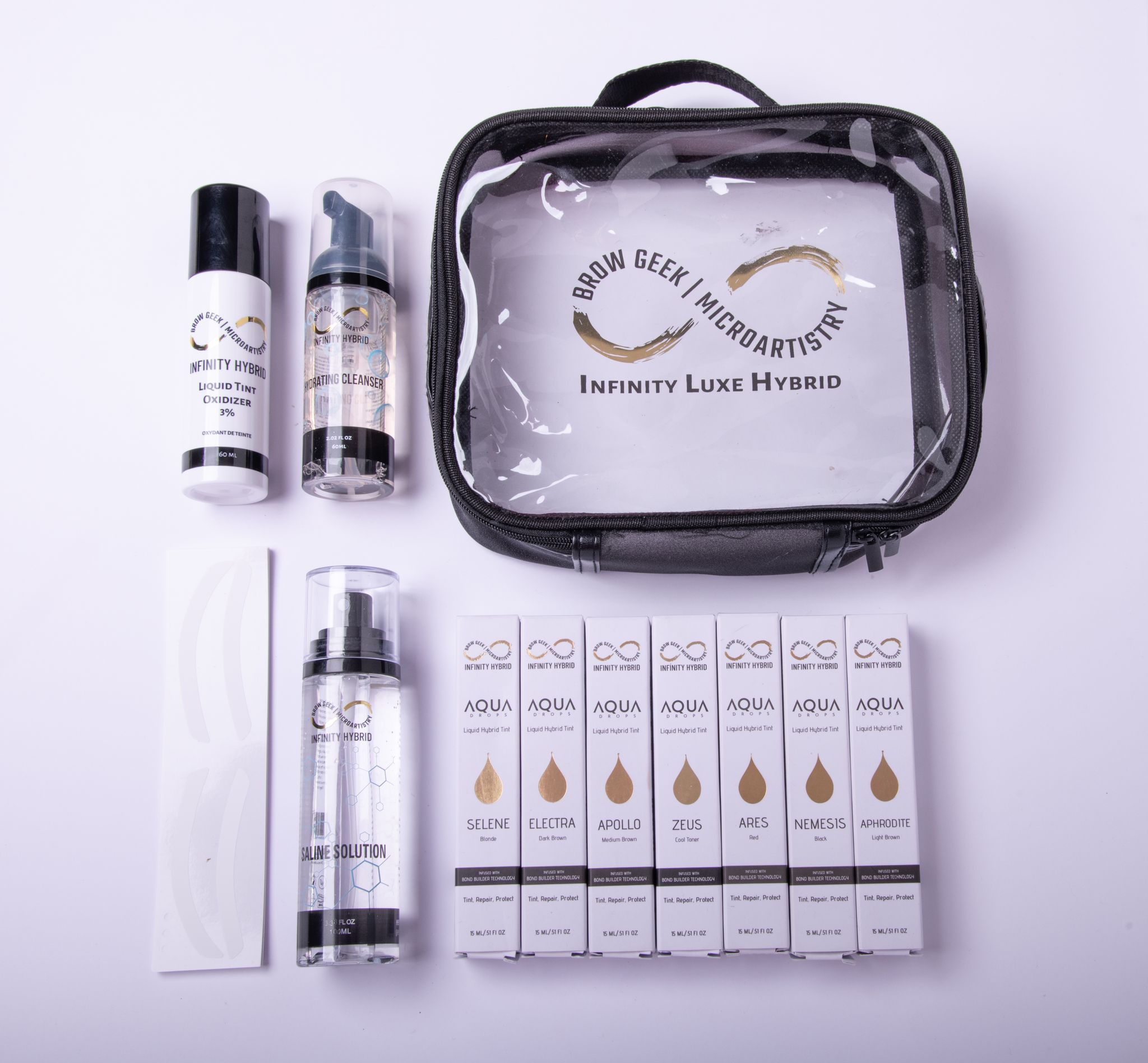 Airbrush Hybrid Brow Tint Kit Aqua Drops