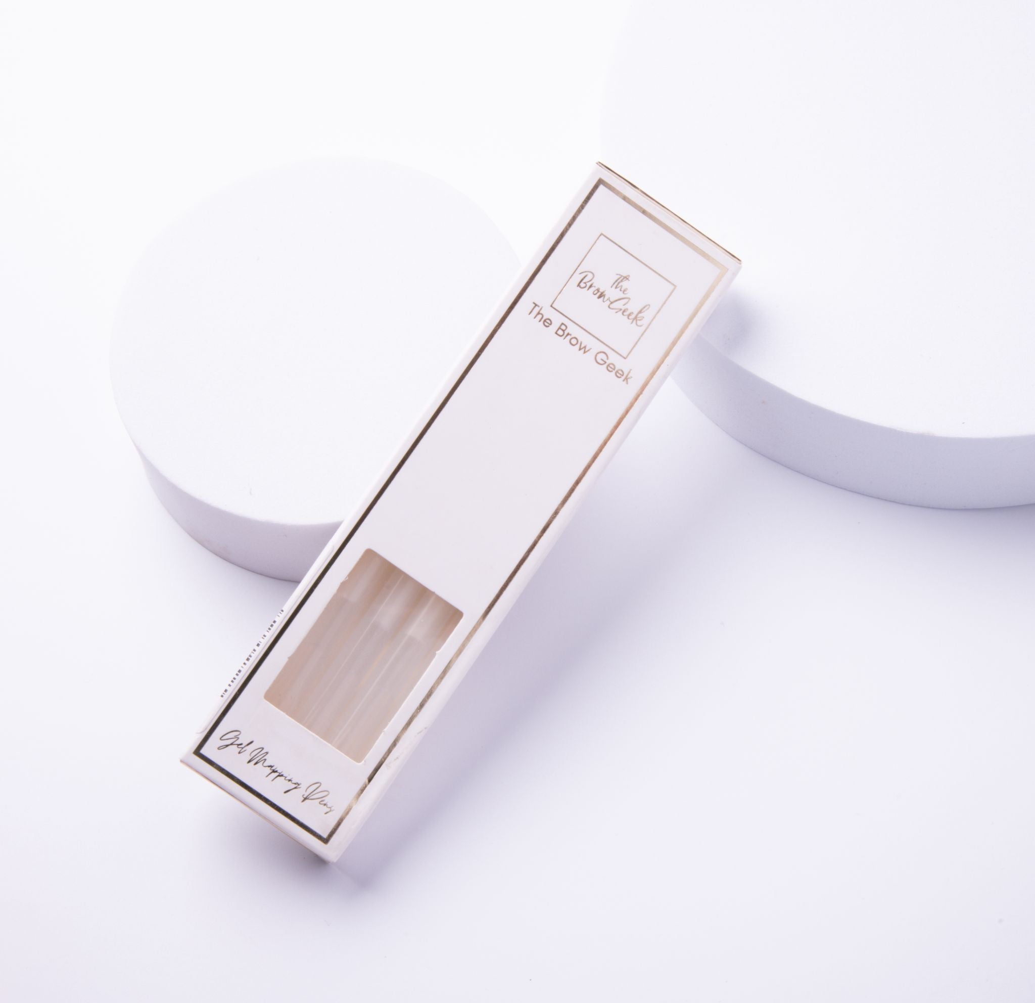 The Brow Geek White Brow Gel Mapping Pens | Set of 4