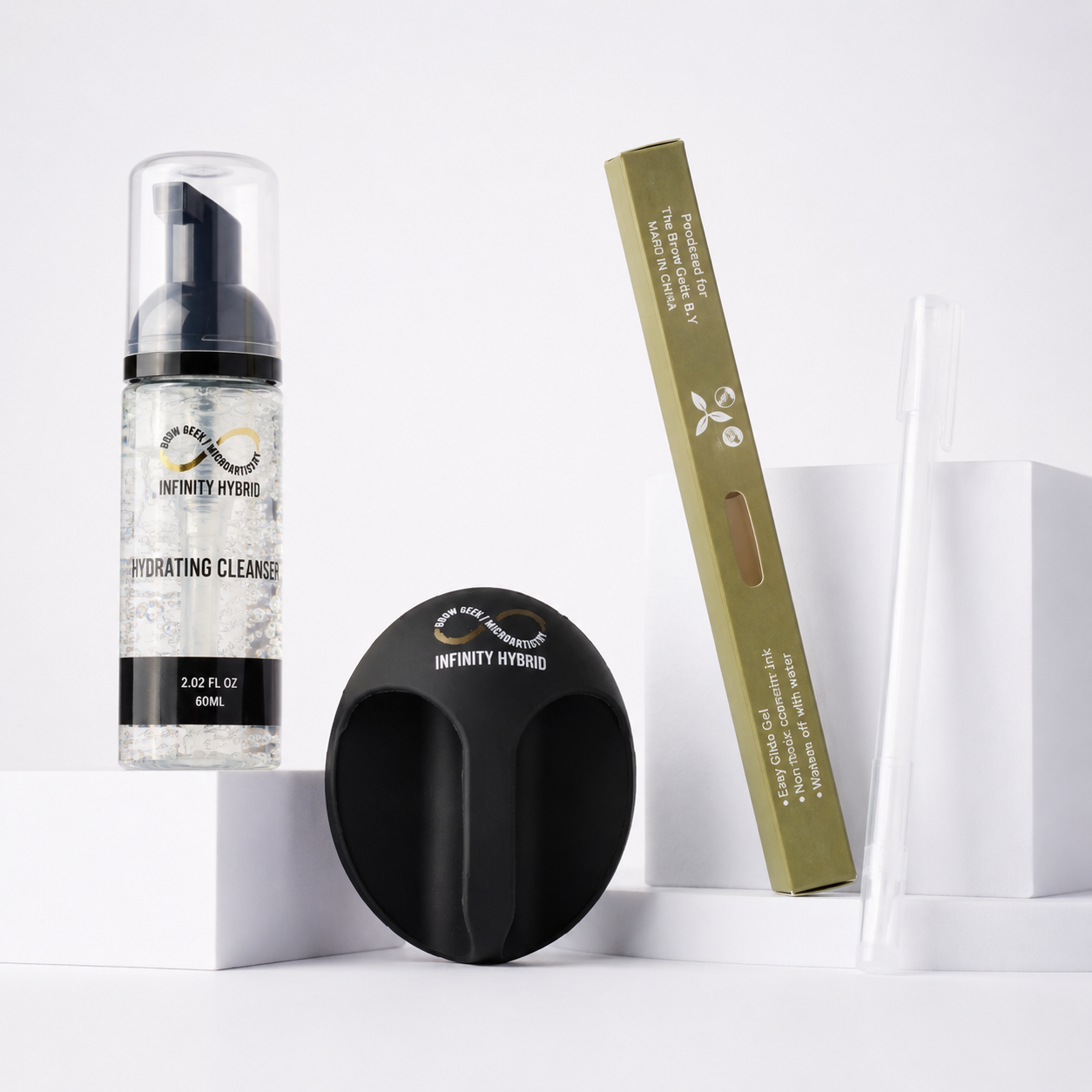 Shampoo & Exfoliating Pad & Mapping Pen Bundle