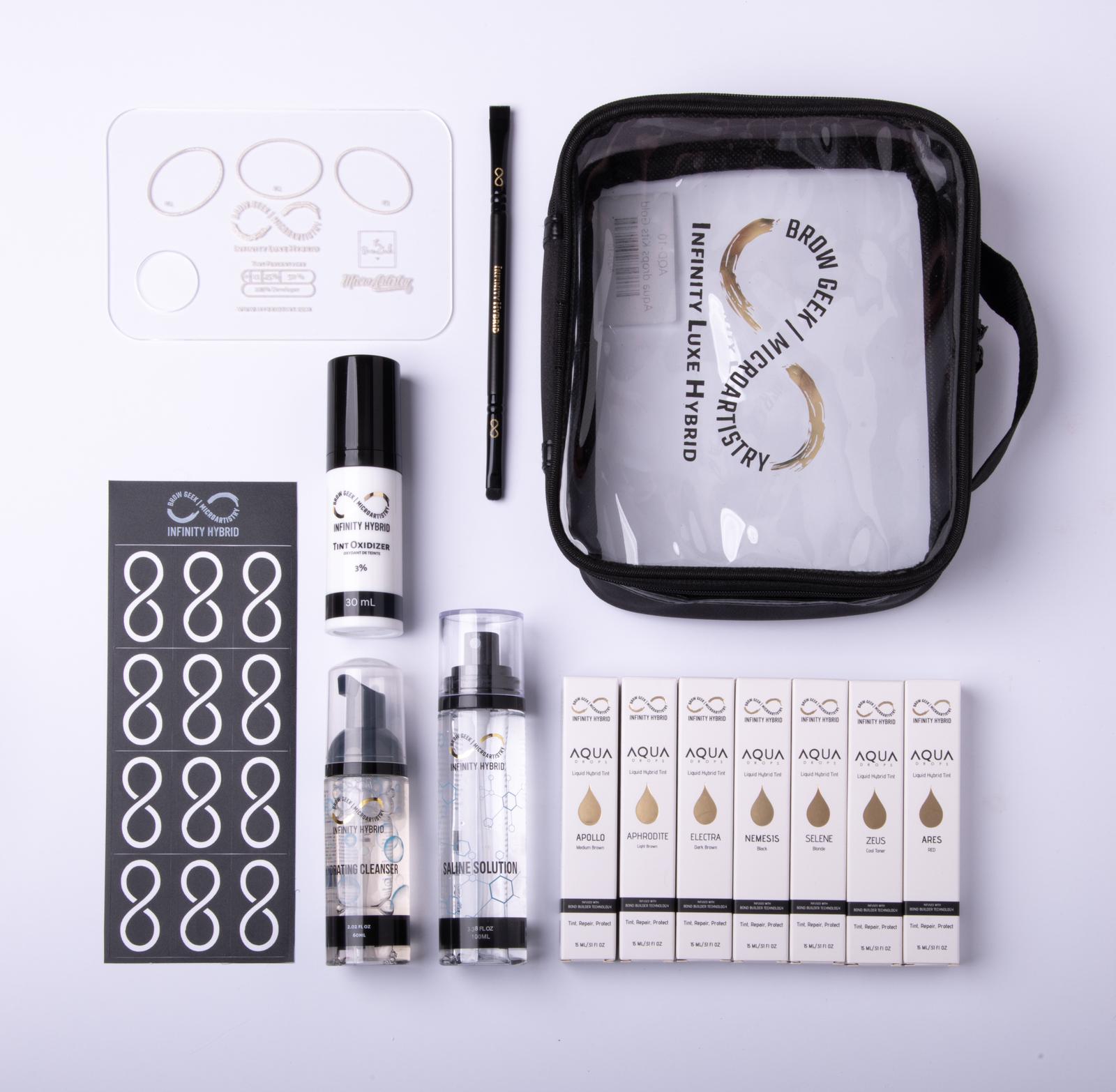 Aqua Drops® Gold Kit · All 7 Shades + Developer + Aftercare