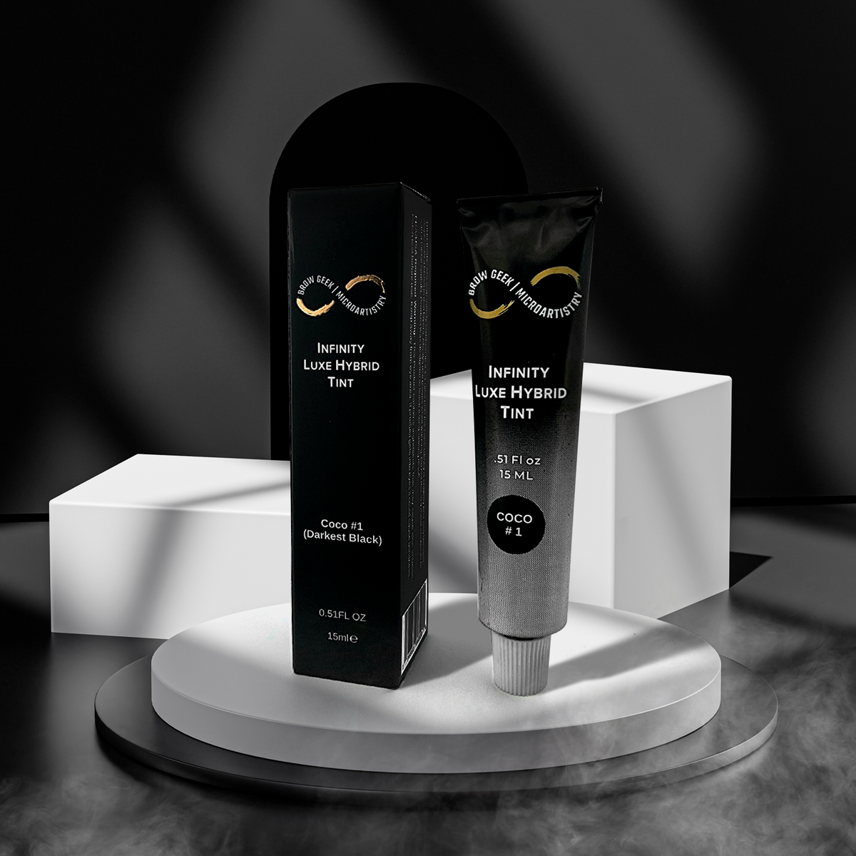 Infinity Luxe Hybrid Tint: #1 Coco (Dark Black)- Wholesale 50