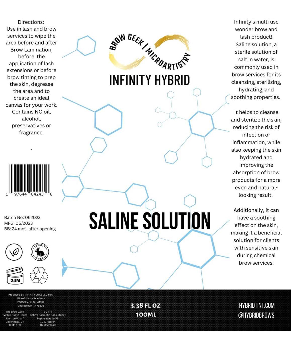 Infinity Saline Solution 100ml - Wholesale 60