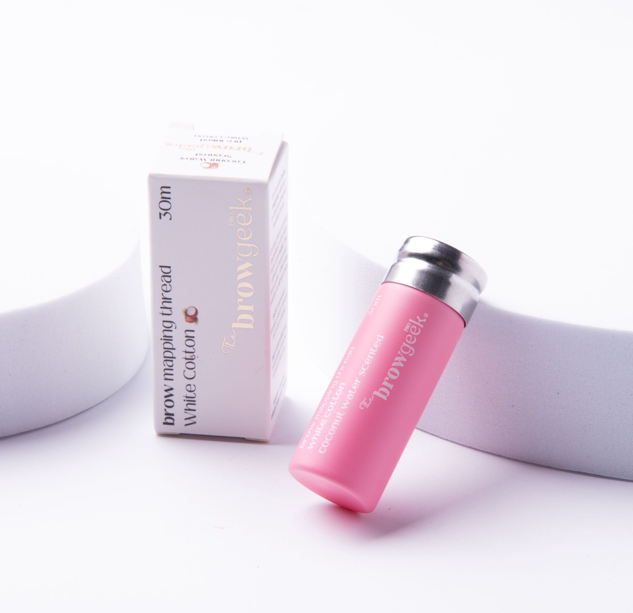 Brow Geek Brow cotton white coconut scented mapping Thread
