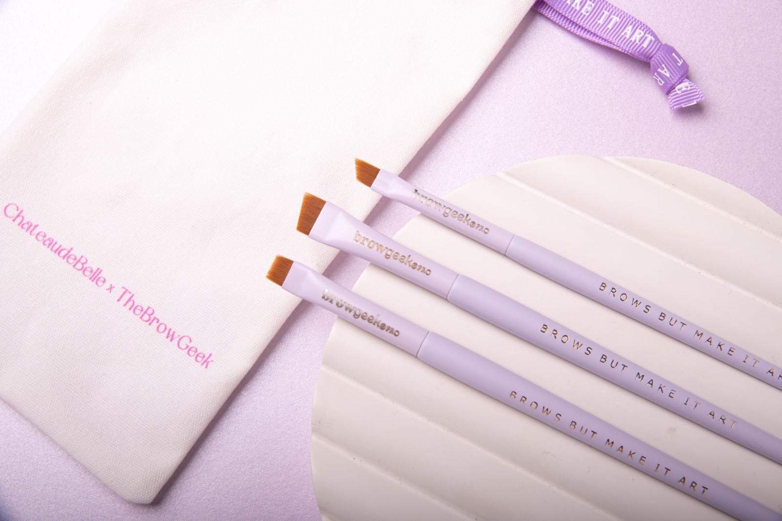 chateau de belle x brow geek brush set