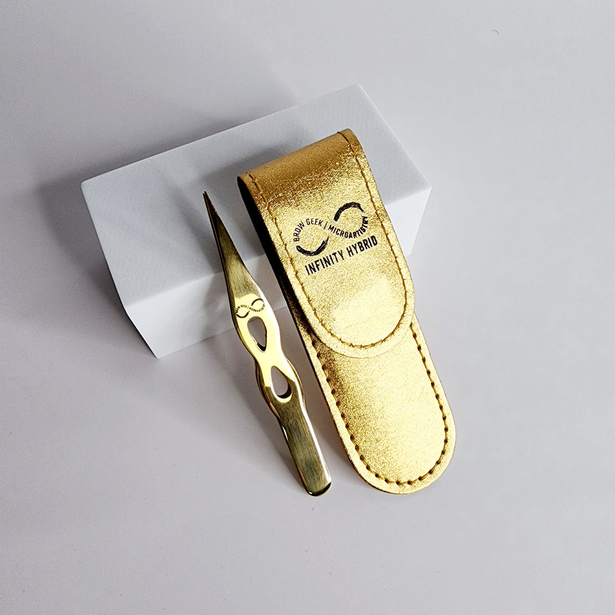 Gold Infinity Shaped Tweezer- Wholesale 35